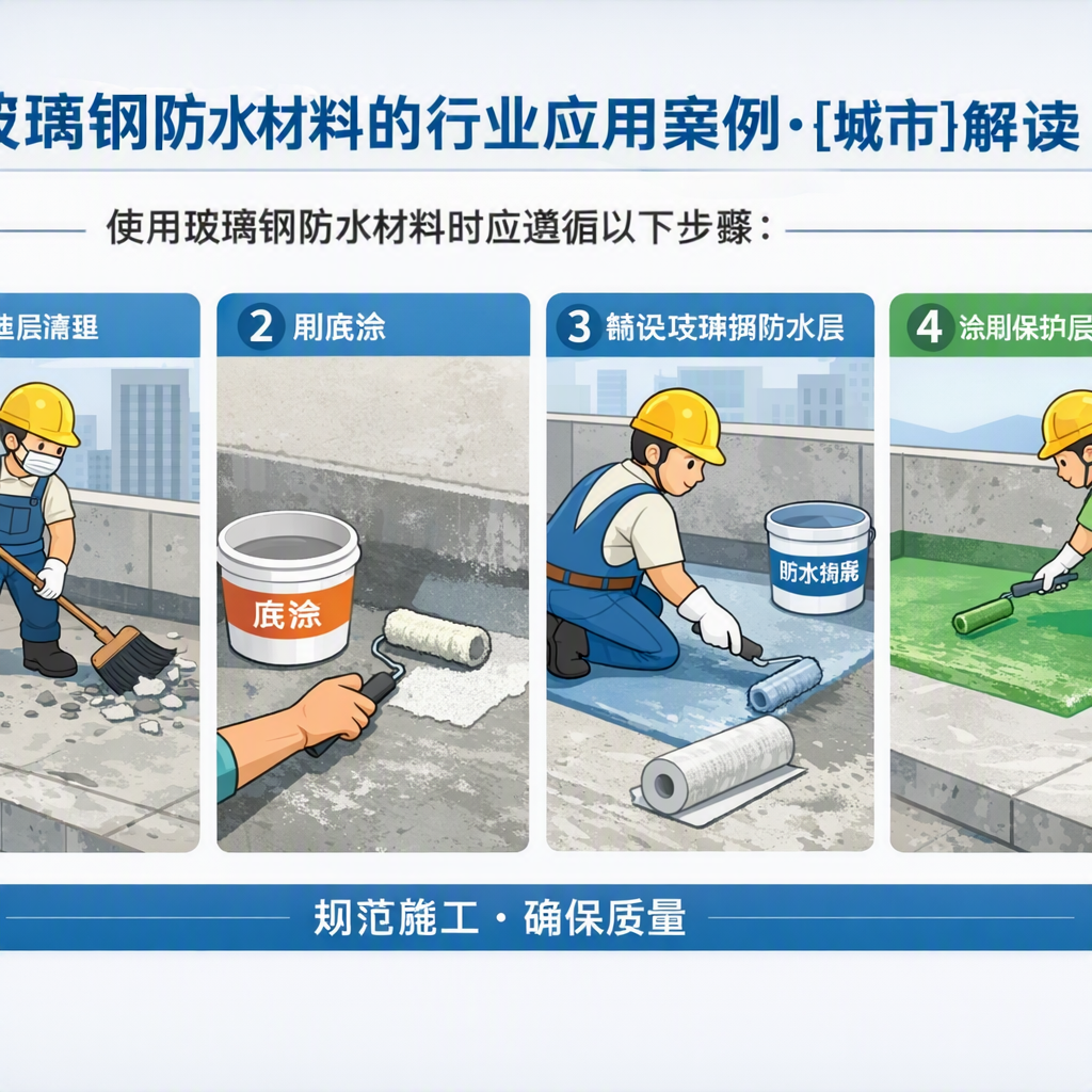 玻璃钢防水材料的行业应用案例，伊犁解读