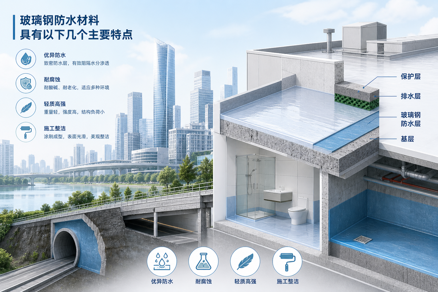 2023年玻璃钢防水材料市场趋势分析，关注 伊犁 发展